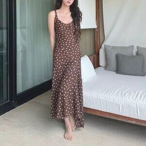 Realisation Par Ellery Vivian Polka Dot Midi Dress